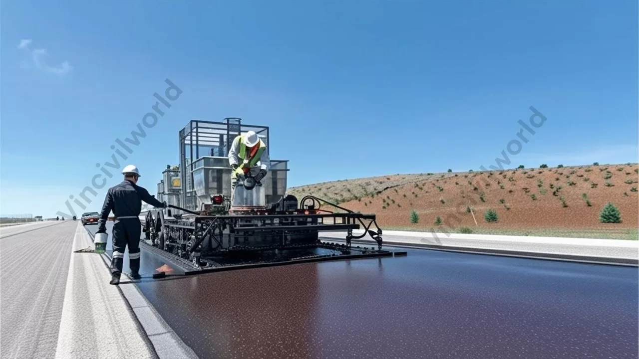 bitumen road layers